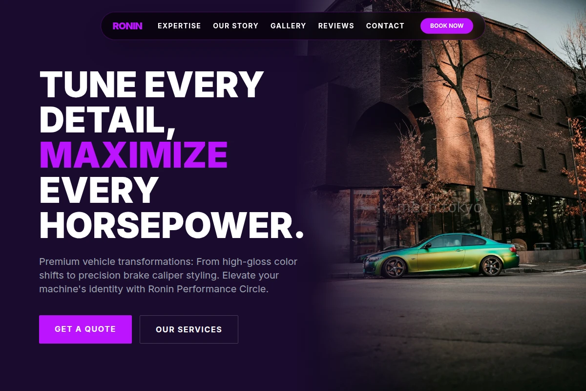 Brake Pad Car Wrap