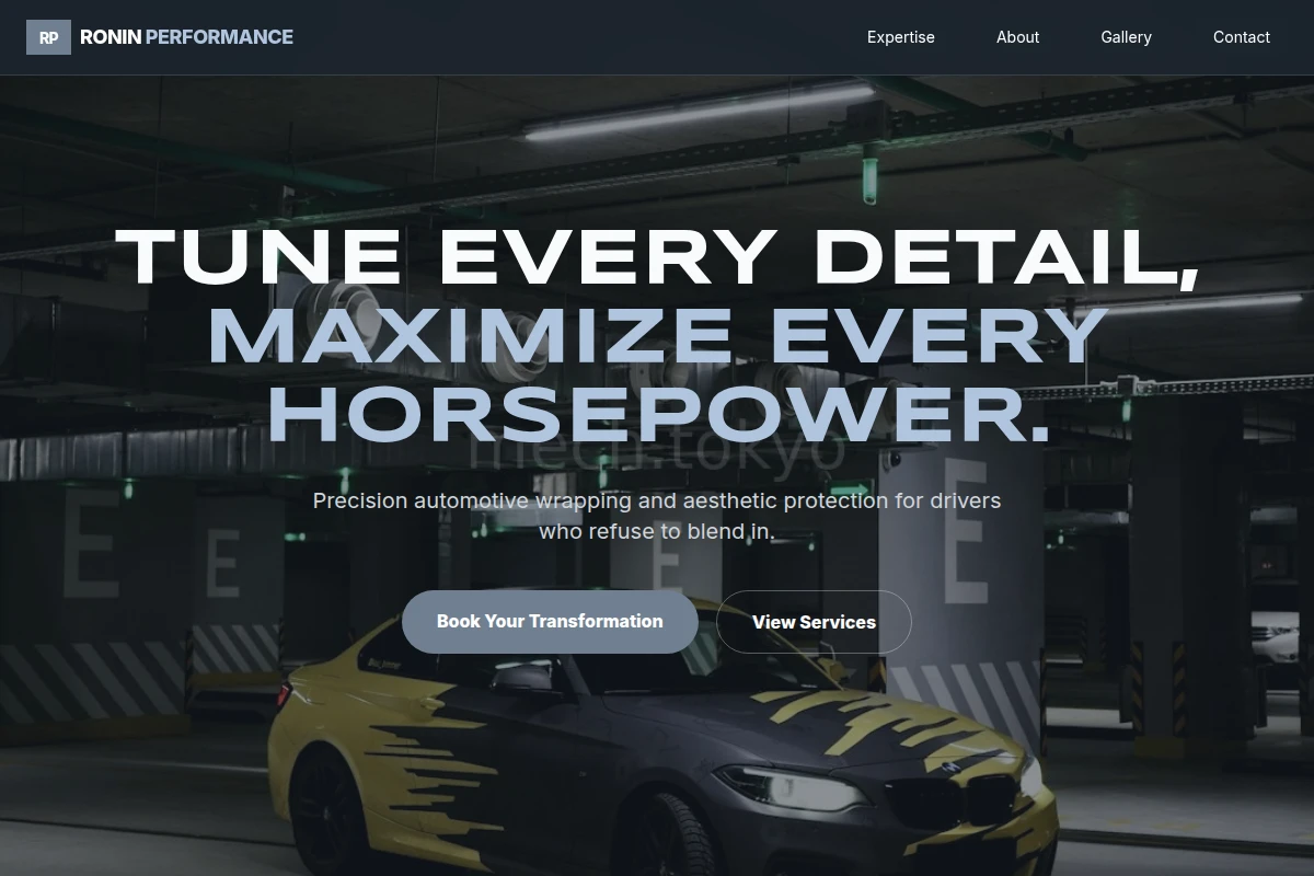Camshaft Car Wrap