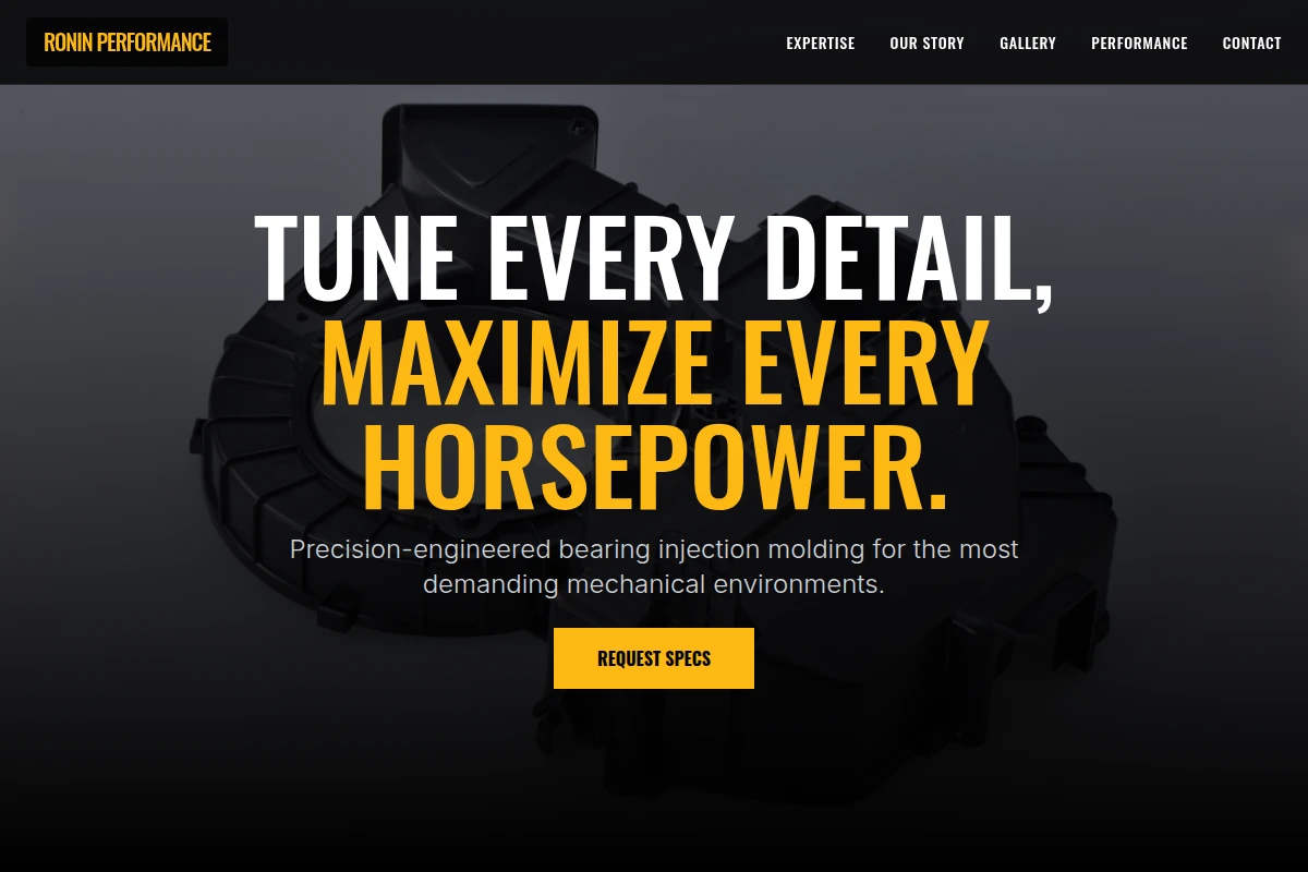 Bearing Injection Molding