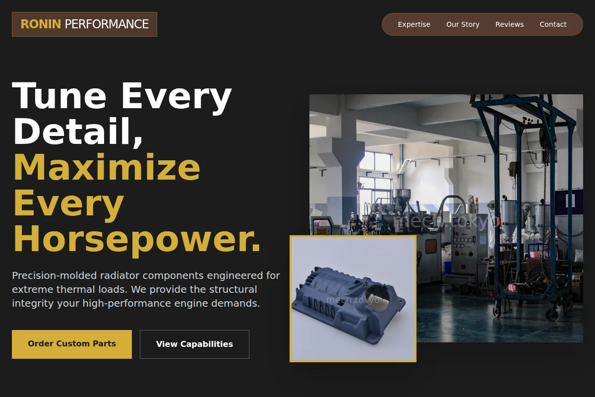 Radiator Injection Molding