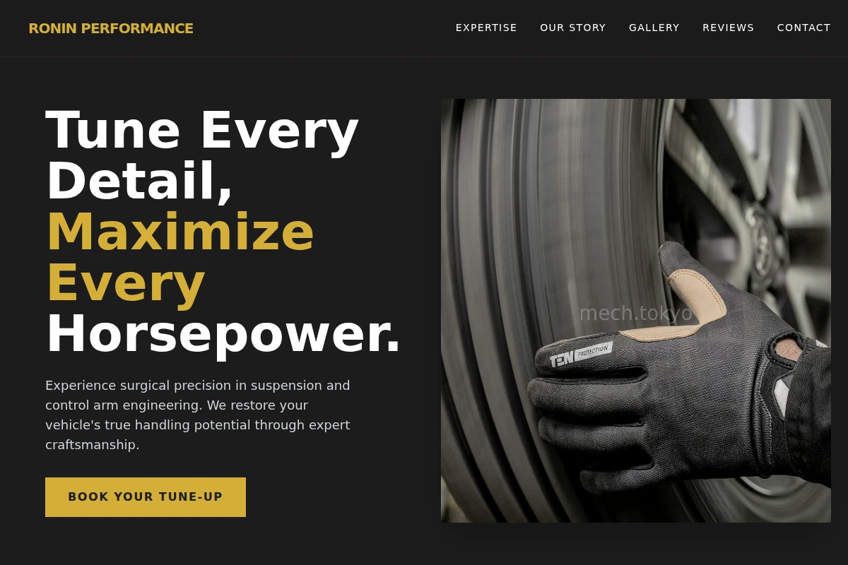 Control Arm Mechanic