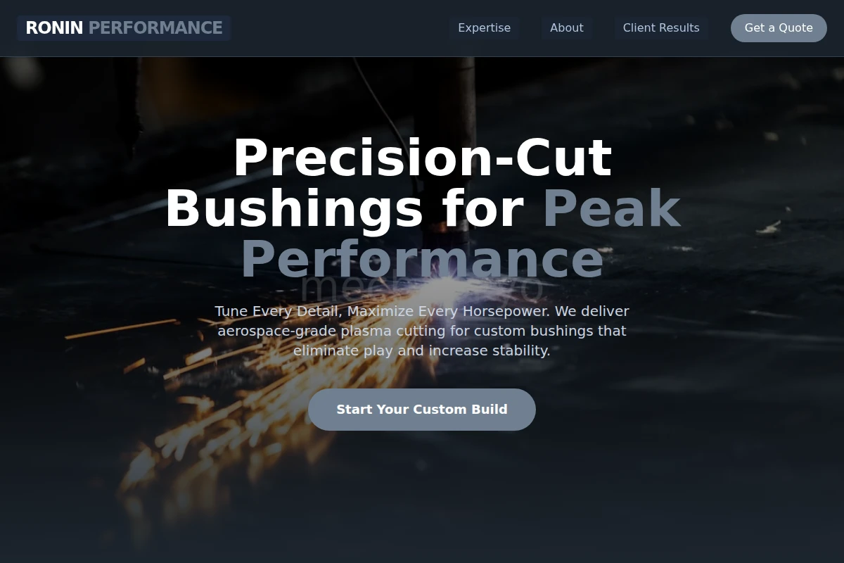 Bushings Plasma Cutting