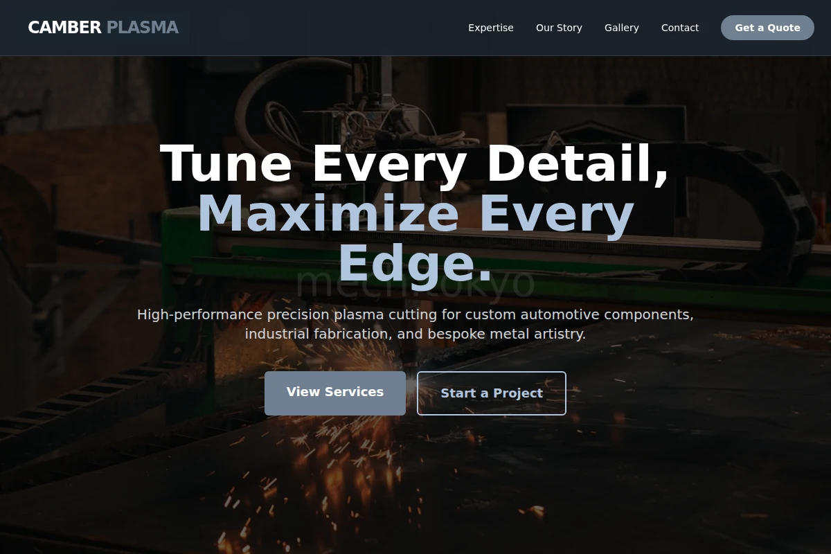 Camber Plasma Cutting