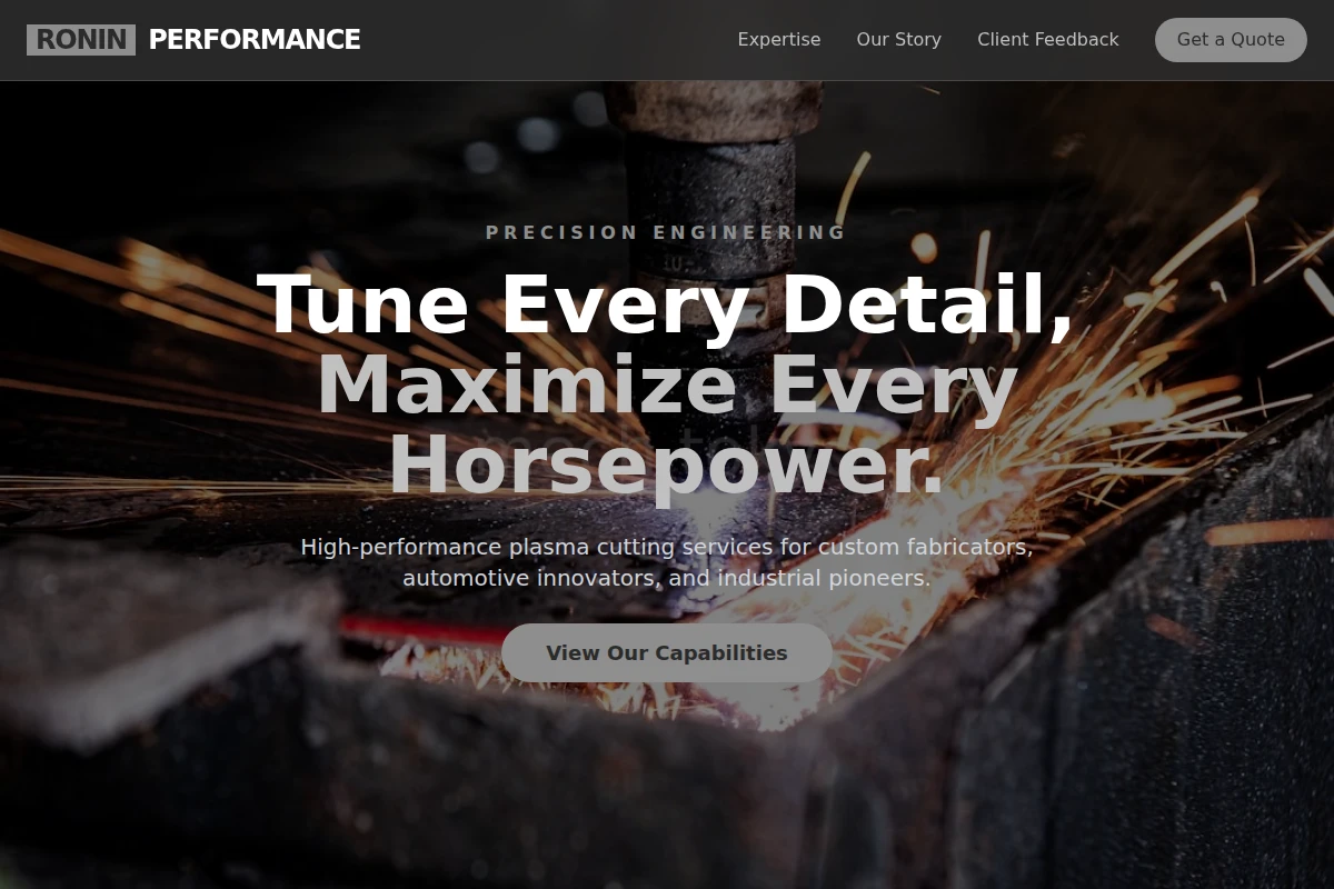 Sump Plasma Cutting